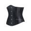 คอร์เซ็ท Corset ครึ่งตัว steel bone 26 แท่ง เกรดพรีเมี่ยม สีดำ