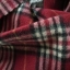 ผ้าพันคอ 100% Wool ลายสก็อตสีแดง สวยมาก อุ่นติดลบ /ของใหม่/