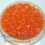 2C-253AB ลูกปัดทูคัตตัดเหลี่ยม 3 มิล. สีส้มเหลือบรุ้ง (20 กรัม)