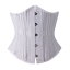 Corset คอร์เซ็ต รัดใต้อก รุ่น 26 Double Steel Bone Heavy Duty ตะข่าย - L สีขาว