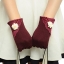 ถุงมือกันหนาว บุขนกำมะหยี่ สวยหวาน มี 3 สี