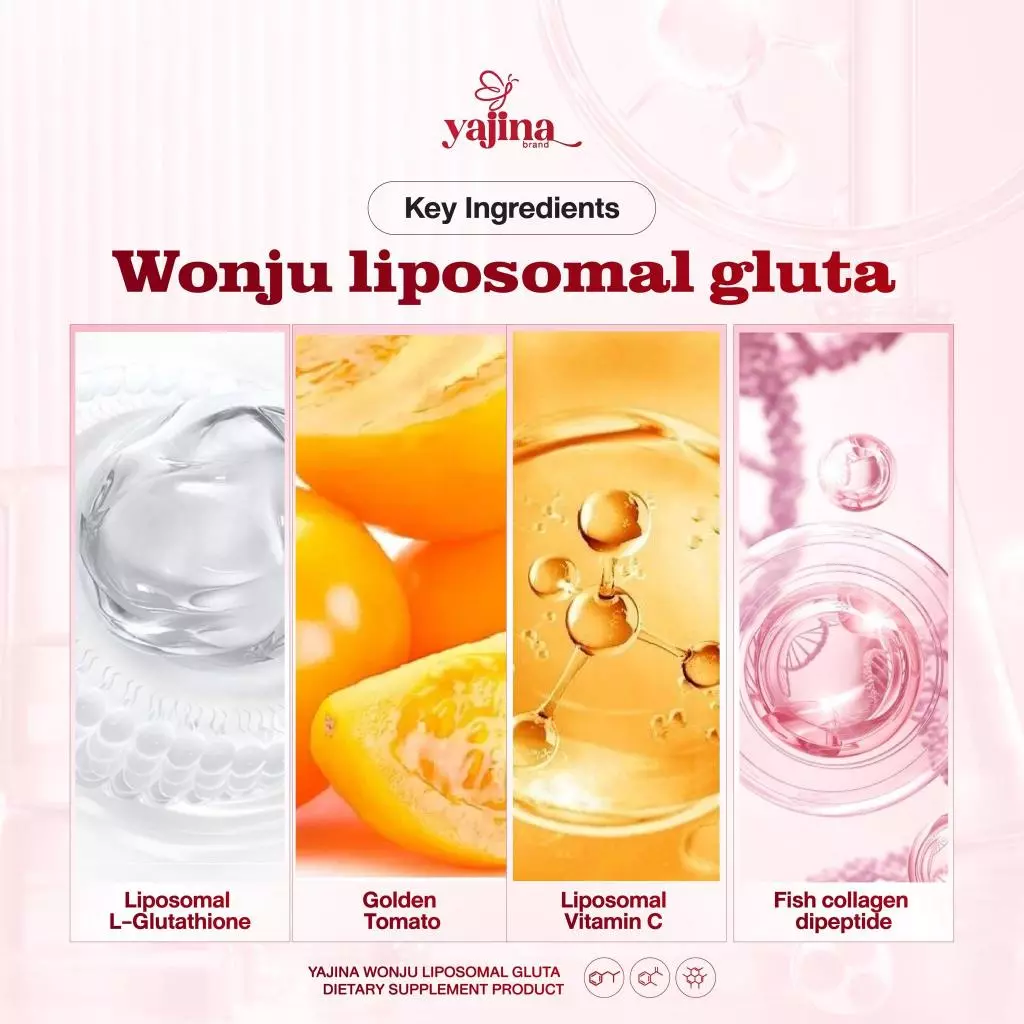 Wonju Gluta วอนจู ไลโปโซมอล กลูต้า ญาจิน่า บำรุงผิวให้ดูกระจ่างใส