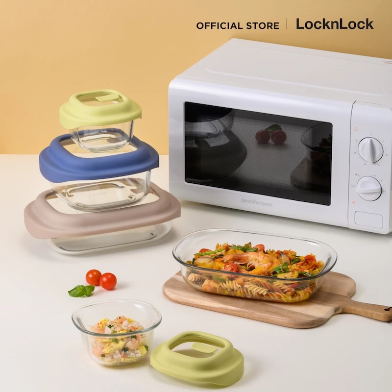 กล่องแก้วถนอมอาหาร เก็บผลไม้สด