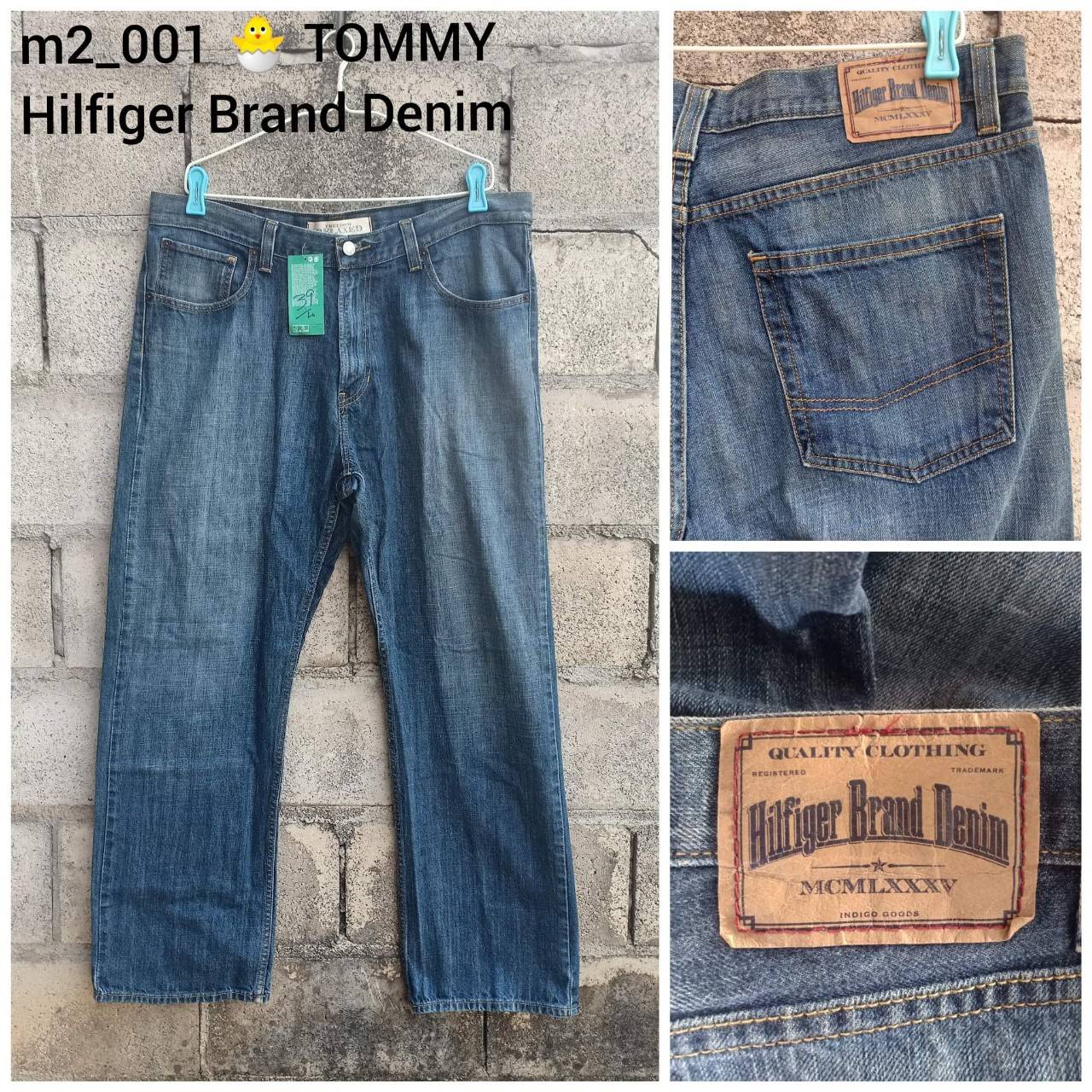 hilfiger brand denim mcmlxxxv